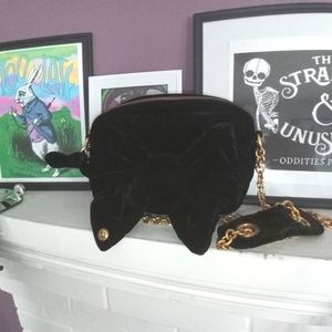 Juicy Couture CrossBody Bag Black velvet